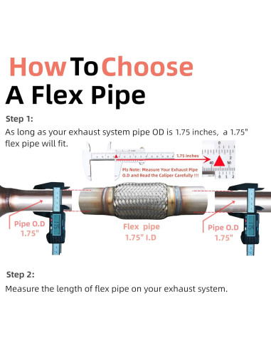 Tubo Flexible de Escape Suisson 15.24cm 100% Acero Inoxidable