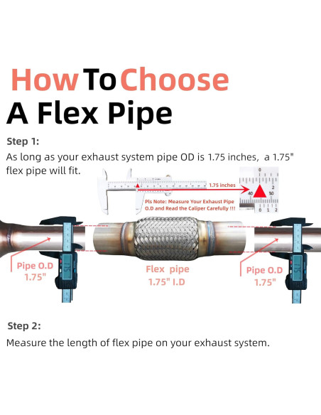 Tubo Flexible de Escape Suisson 15.24cm 100% Acero Inoxidable