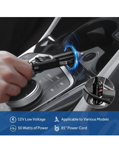 Manta Calentada para Auto Sealy 12V 150x110cm Cuadros 2