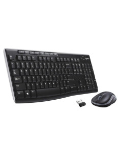 Combo Inalámbrico Logitech MK270 - Paquete de 4, Negro