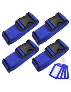 Correas de Equipaje Ajustables TRANVERS 200 cm Paquete de 4