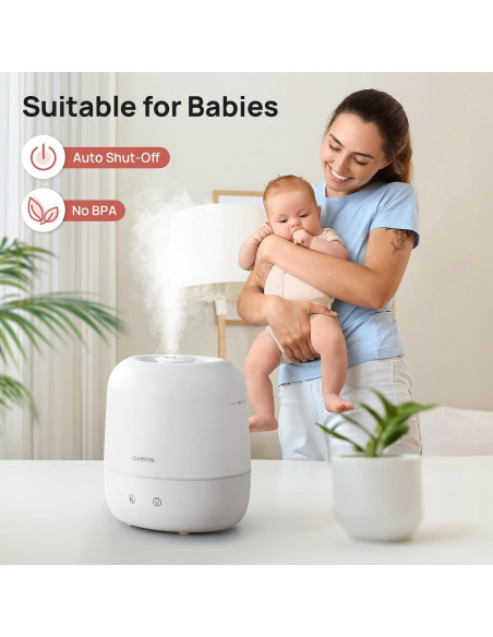 Humidificador de Niebla Fresca CLARSTON 2L Silencioso para Bebés