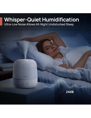 Humidificador de Niebla Fresca CLARSTON 2L Silencioso para Bebés