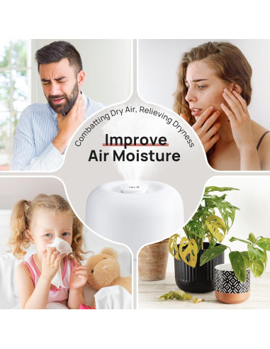 Humidificador de Niebla Fresca CLARSTON 2L Silencioso para Bebés