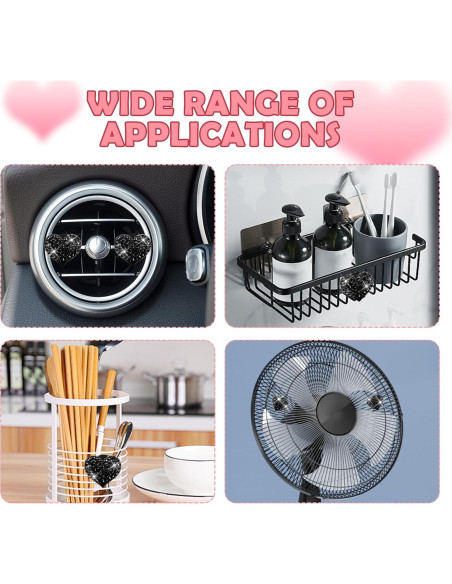 Clips de Ventilación para Auto Carleef - 4 Piezas Brillantes