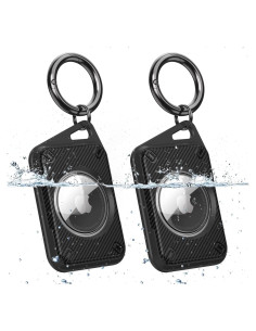 Soporte Impermeable Olytop para AirTag - Funda Resistente 2 Pzas