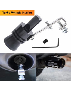 Silenciador de Escape Turbo KINOWJI Modelo Turbo123 XL Negro 2