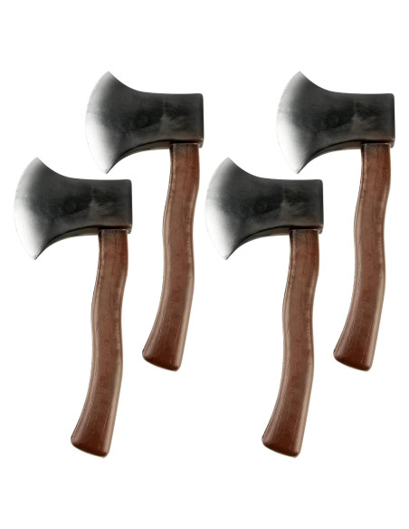 4 Hachas de Espuma Falsas Cotiny para Disfraz Halloween