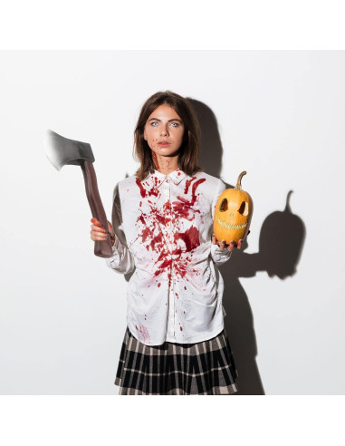 4 Hachas de Espuma Falsas Cotiny para Disfraz Halloween