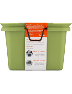 Contenedor de Compost Full Circle 2.27L Verde 2