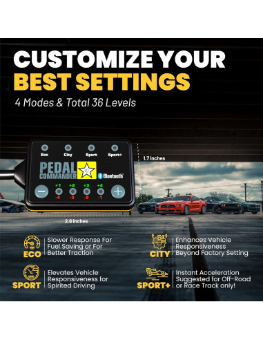 Controlador de Respuesta del Acelerador Pedal Commander Toyota Hilux 2005-2015