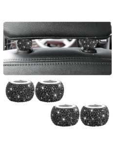Collares de Reposacabezas de Coche BELOMI - Pack de 4 Brillantes