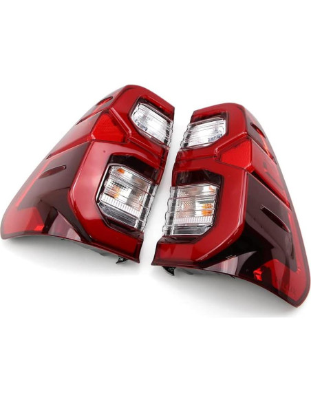 Luz Trasera LED Dreamseek para Toyota Hilux 2015-2022 Rojo