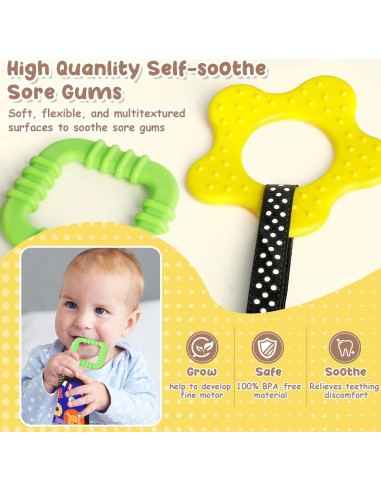 Juguete Sensorial URMYWO para Bebés - Espejo y Papel Arrugado