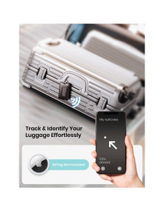 Etiqueta de Equipaje Klearlook 2-en-1 para AirTag - Negro 2