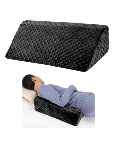 Cojín en Forma de Cuña Jacobable para Dormir Lateral 50.8x24.9cm