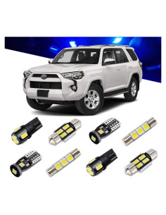 Kit de Luz Interior LED Azul BRISHINE para Toyota 4Runner 2010-2021