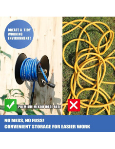 Carrete de Manguera MEKOH 50ft/15.24m para Lavadora a Presión 2