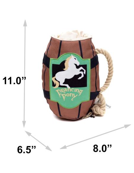 Juguete de Peluche Squeaky Buckle-Down Prancing Pony 16.5x20.3cm