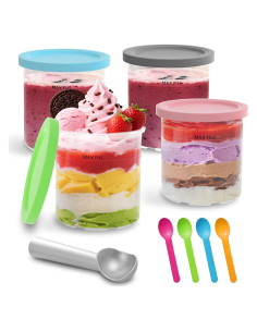 Recambio Contenedores Helado Ninja Creami 16oz - Paquete de 4