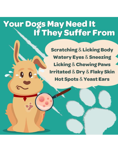 Alivio de Alergias para Perros Nature Target 120 Masticables