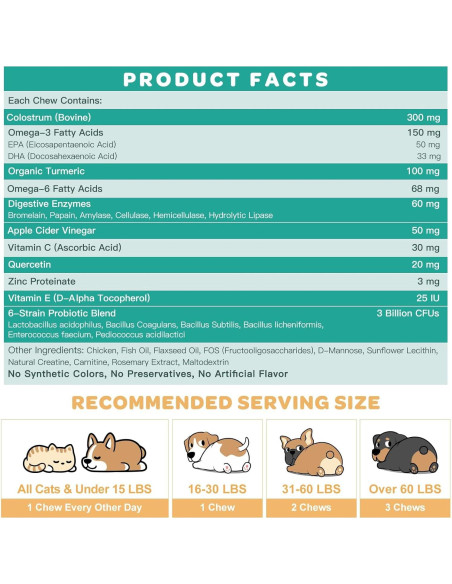 Alivio de Alergias para Perros Nature Target 120 Masticables