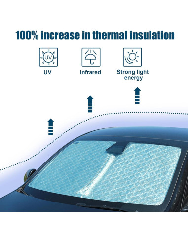 Protector Solar Frontal Federedevo para Toyota Tundra 2007-2023