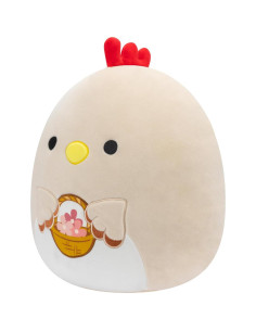 Squishmallows Todd Gallina Beige 30 cm con Flores - Jazwares 2