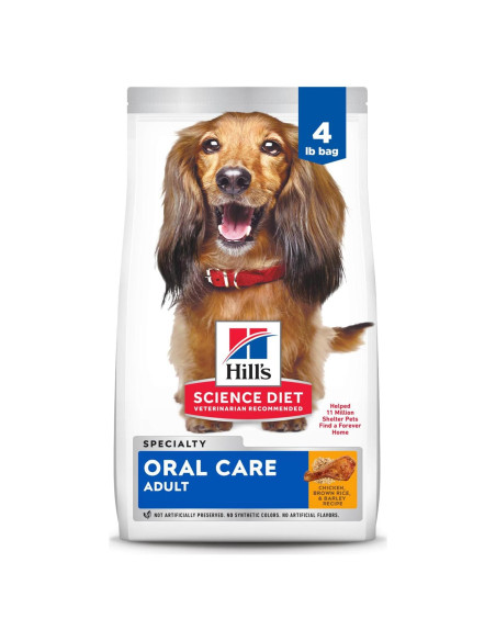 Comida Seca para Perros Hill's Science Diet 1.81 kg - Cuidado Oral