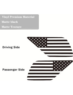 Calcomanías de Bandera Americana para Ventana Toyota 4Runner 2003-2009 2