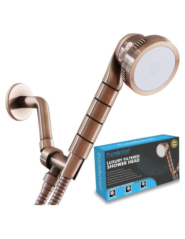 Cabezal de Ducha Filtrado PureAction con Manguera 60" - Agua Suave