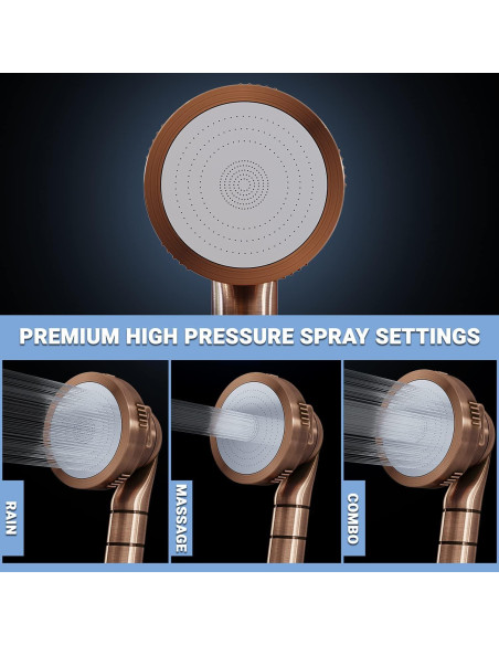 Cabezal de Ducha Filtrado PureAction con Manguera 60" - Agua Suave