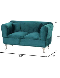 Caja de Joyería CONCISE Verde Pavo Real 23.5x9.5x12.5cm 2