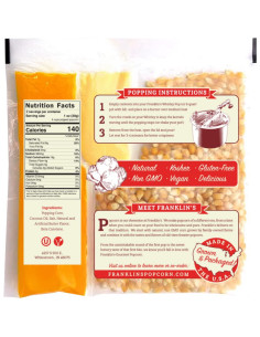 Paquete de Palomitas Gourmet Franklin 10x56.7g Mantequilla 2