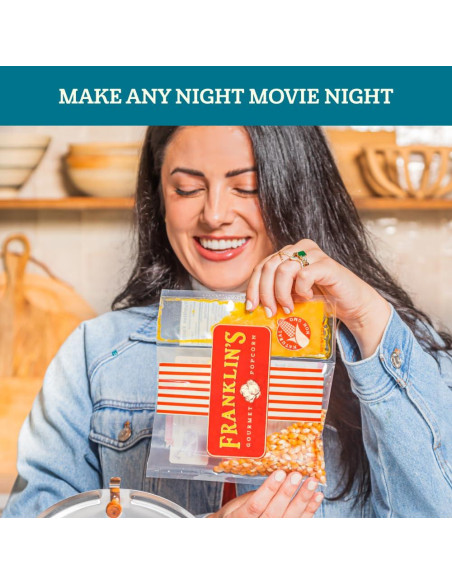 Paquete de Palomitas Gourmet Franklin 10x56.7g Mantequilla