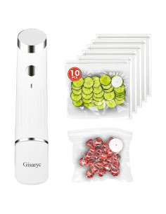 Sellador de Vacío Portátil Gisaryc + 10 Bolsas Reutilizables