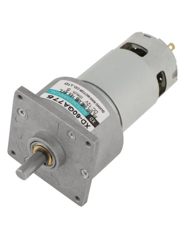Motor de Engranaje DC 12V 35W Ajustable Velocidad 5RPM