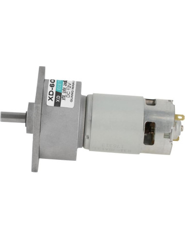 Motor de Engranaje DC 12V 35W Ajustable Velocidad 5RPM