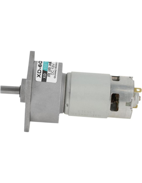 Motor de Engranaje DC 12V 35W Ajustable Velocidad 5RPM