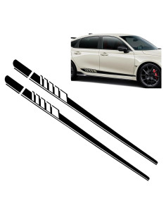 Calcomanías Largas Nowkont 2 PCS 11.48cm x 225cm Negro