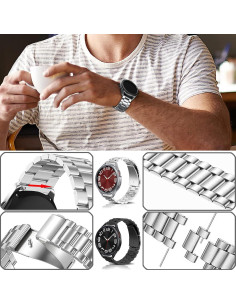 Correas de Metal Inoxidable para Reloj Xiaomi - Paquete de 2 2