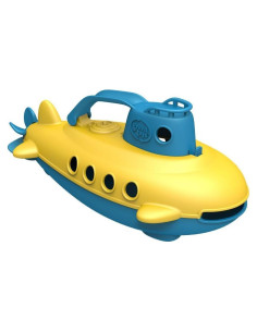 Submarino Green Toys Azul - Juguete Acuático Seguro 26.67 cm