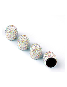 Tapones de Válvula de Neumático JUSTTOP 4 Piezas Cristal AB