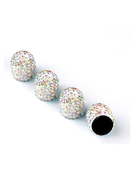 Tapones de Válvula de Neumático JUSTTOP 4 Piezas Cristal AB