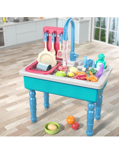 Set de Juguete de Cocina SmartChef con Fregadero Azul 1.28kg