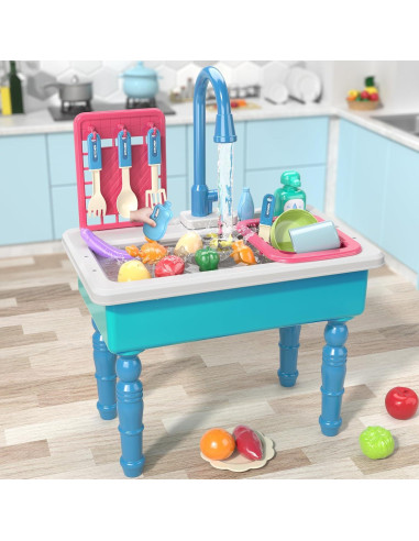 Set de Juguete de Cocina SmartChef con Fregadero Azul 1.28kg