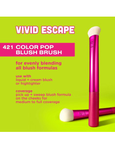 Brocha para Rubor Real Techniques Color Pop Vivid Escape 1 unidad 2