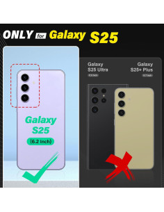 Funda TUCCH para Galaxy S25 6.2" con bloqueo RFID y 4 ranuras 2