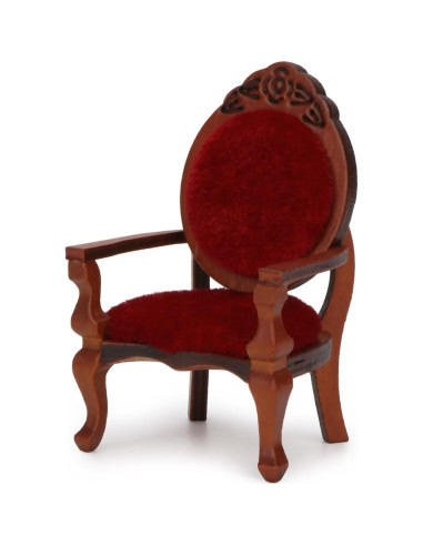 Silla Miniatura Retro Vintage Cutemini 1:12 para Casa de Muñecas