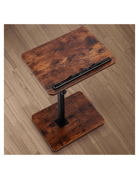 Mesa Lateral Ajustable MuiiuM - Bandeja Sofá Rústica 83.82 cm